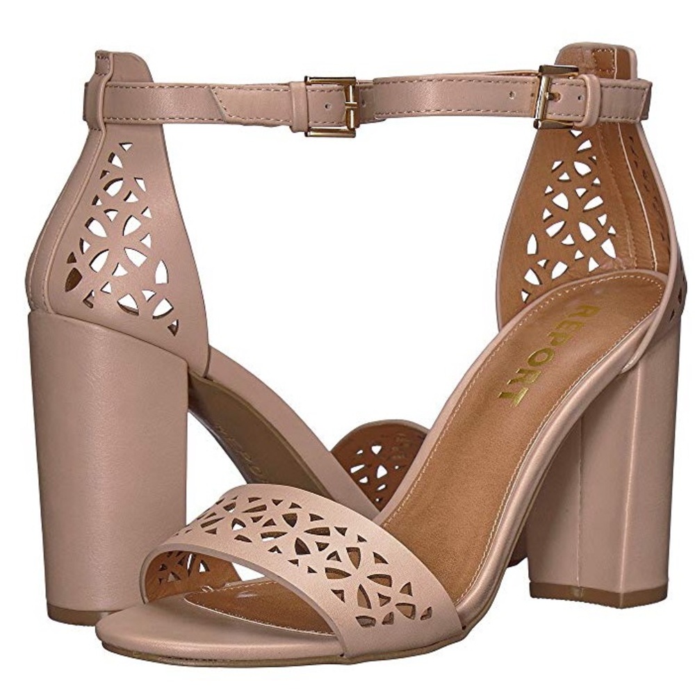 Like new nude strappy sandals